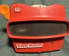 Vintage Red Classic View Master Tyco Toys. Comes with Sesame Street Reel.