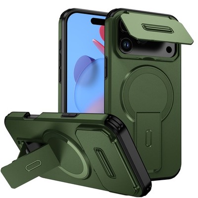 For iPhone 17 16 Pro Max 15 14 13 12 11 Rugged Mag Safe Case with Camera Cover