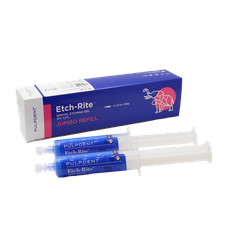 Pulpdent ET-50R Etch-Rite 38 Dental Etching Gel Jumbo 2/Pk 25 mL