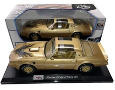 New Maisto Special 1:18 Diecast Model Car - Pontiac Firebird Trans Am Gold,