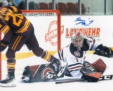 Sanni Ahola signed St. Cloud State Huskies 8x10 photo  Ottawa Charge EXACT PROOF