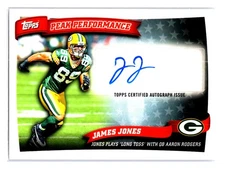 James Jones 2010 Topps Peak Performance Autographs #PPA-JJ Green Bay Packers