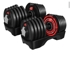 Coppia Manubrio Pesi Palestra Casa Da 2 A 40Kg - 16 Livelli Regolabili Set Con 