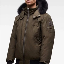 Moose Knuckles Dark Green Bomber