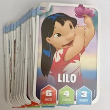 Complete Lot of 108 Cards for Disney Leclerc 2025 Album Discover The Magic
