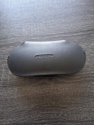 Carrera Soft Shell Eyeglasses CASE ONLY Black Button Snap Sunglasses Travel