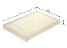 Innenraumfilter BOSCH 1 987 435 105 Partikelfilter für AUDI A4 Q7 A6 A5 F5A 8W2
