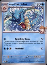Misty's Gyarados #049/182 Rare Destined Rivals Pokemon 2025 NM