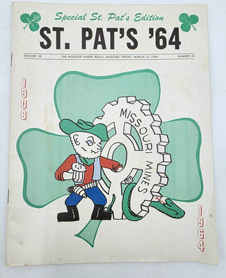 1964 Missouri Miner St Pat's Special Edition MSM Rolla College Newspaper VTG