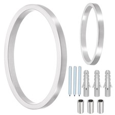 Floating House Numbers, 5 Inch Zinc Alloy Address Number with Nails Number 0