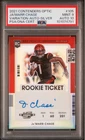2021 Contenders Optic Rookie Ticket Ja'Marr Chase Auto Silver Prizm PSA 9/10 RC