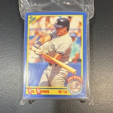 50 pack - Score 1990 Score Hal Morris #602 New York Yankees Rookie Baseball Card. rookie card picture