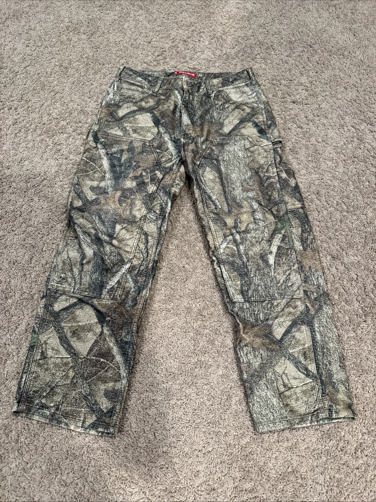 Pantalon double genou camouflage suprême * précédemment authentifié par eBay *