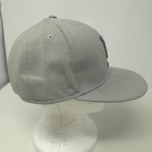 Kansas State Wildcats Hat New Era 59fifty 7 1/2 Fitted Gray K State - Picture 4 of 9