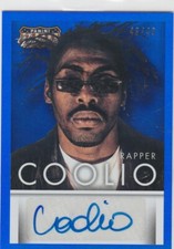 COOLIO 2015 AMERICANA AUTOGRAPH SIGNATURE AUTOGRAPH S-C BLUE SERIAL #'D /49