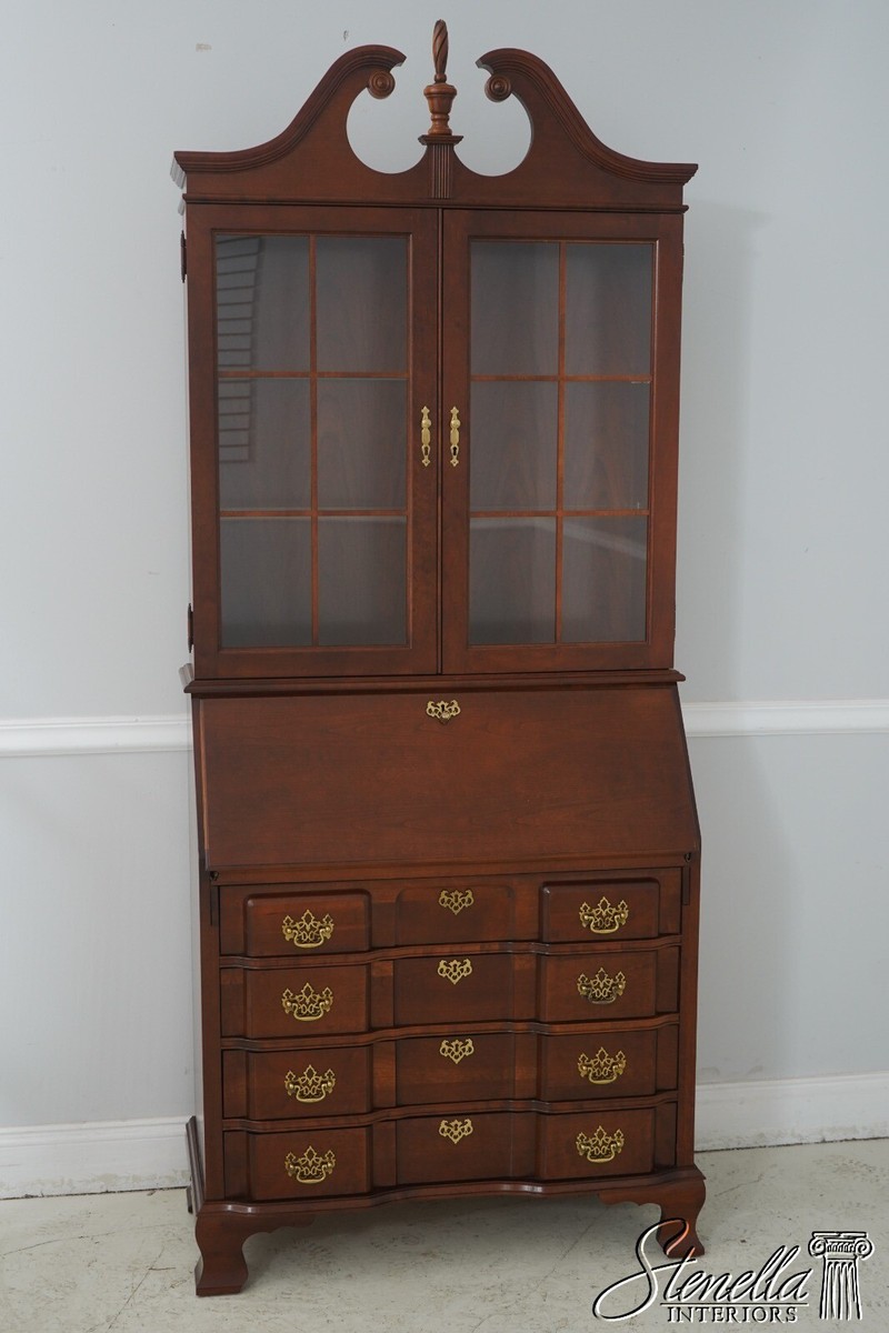 64185EC: JASPER Chippendale Style Cherry Secretary Desk | eBay