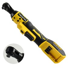 38 Electric Cordless Ratchet Right Angle Wrench Impact Power Tool For Dewalt