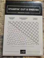 Stampin’ Up! "STAR-CROSSED" Embossing Folder #155314 **NIP**
