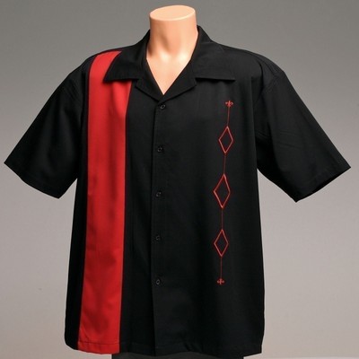 Mens Bowling Shirts Retro Vintage 