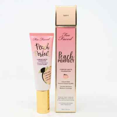 TOO FACED Peach Perfect Comfort Matte Foundation 1.6 oz NIB Pick Your Shade