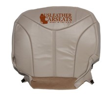 2000 Gmc Yukon Pattern Driver Side Bottom Replacement Leather Seat Cover Shale