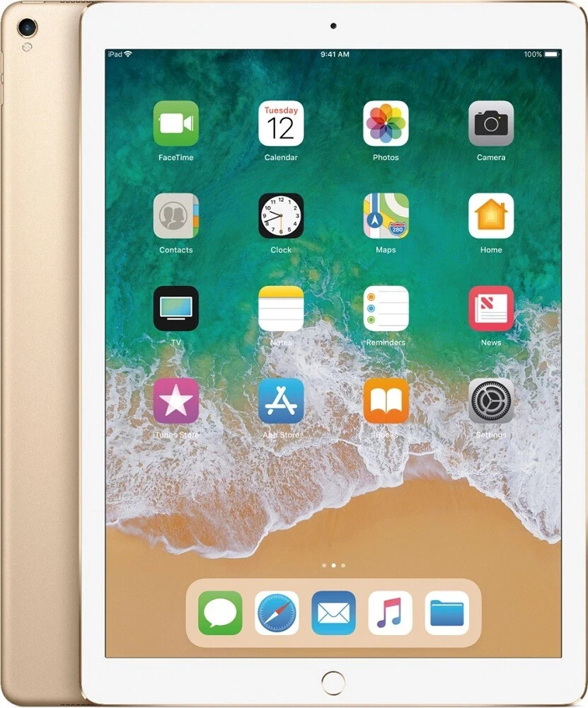 Apple iPad Pro 2nd Gen 256GB, Wi-Fi, 12.9in - Space Gray-Gold