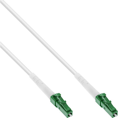InLine  LWL Simplex Kabel, FTTH, LC/APC 8° zu LC/APC 8°, 9/125µm, OS2, 2m
