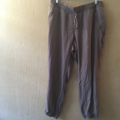 Mossimo Tapered Pants Joggers Elastic Waist Pull On Large Elastic