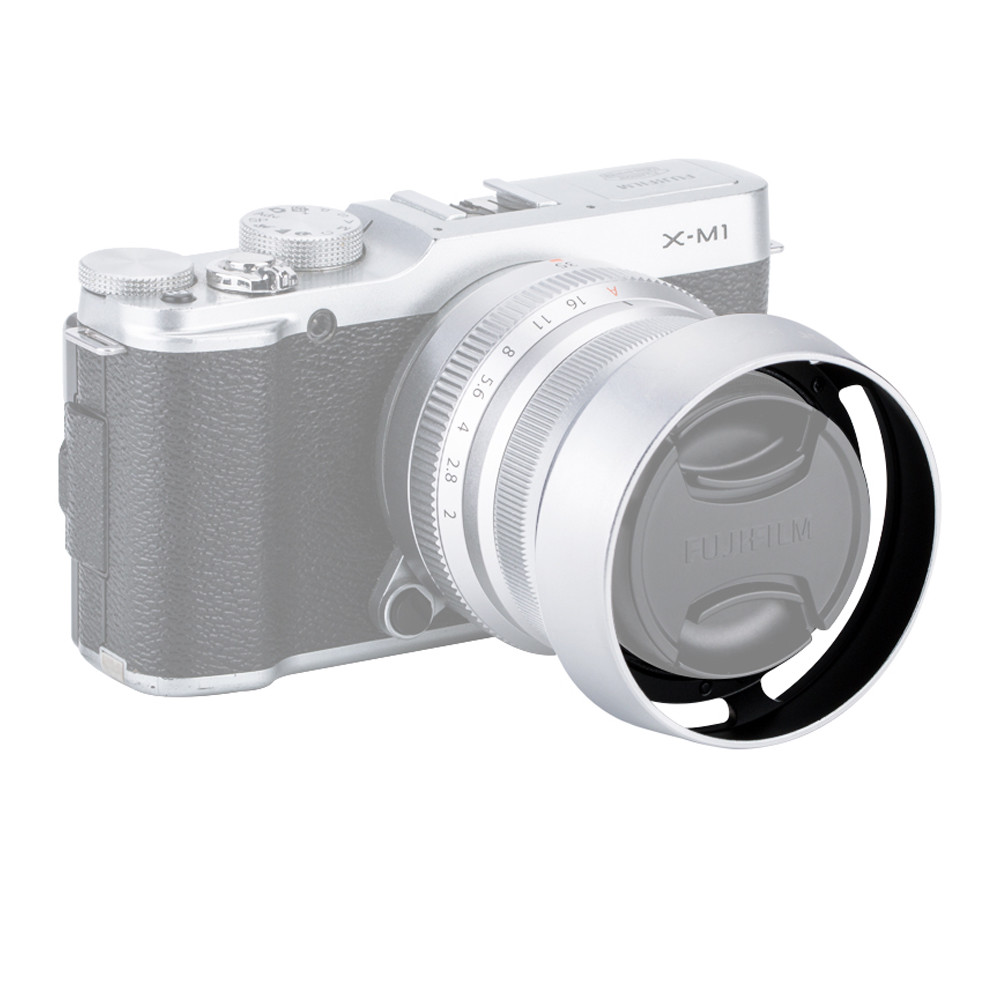 Silver Bayonet Metal Hood For Fujinon Lens Xf 35mm F2 R Wr As