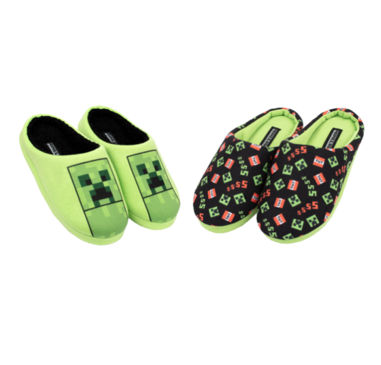SAOLA Pantofole per bambini Minecraft pantofole per ragazzi pantofole Creeper suola antiscivolo