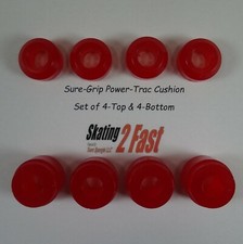 Sure Grip Power-Trac 95A Red Double Action Cushions Set of 4-Top  4-Bottom