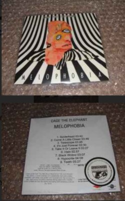 Promo CD CAGE THE ELEPHANT Melophobia 10 Tracks RAR