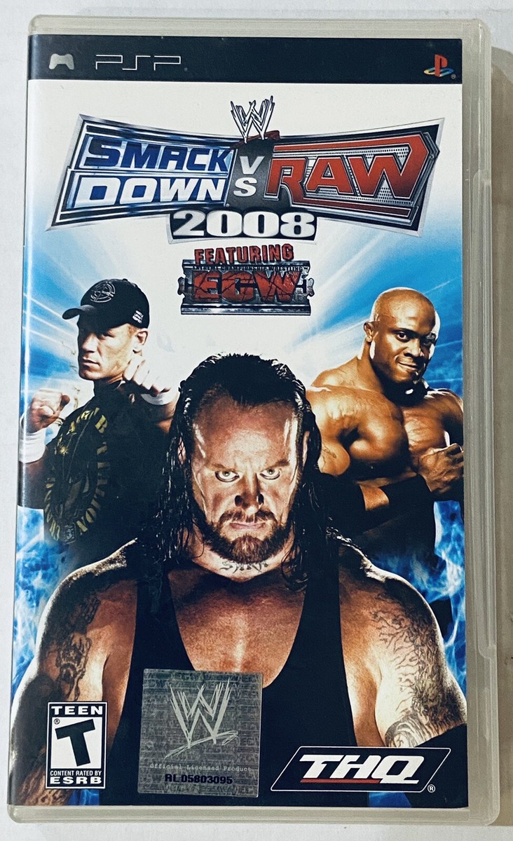 WWE SmackDown vs. Raw 2008 Featuring ECW Sony PSP Video Game
