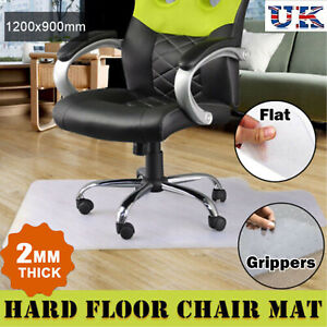 Plastic Clear Non Slip Office Chair Desk Mat Floor Computer Carpet Protector Pvc Ebay