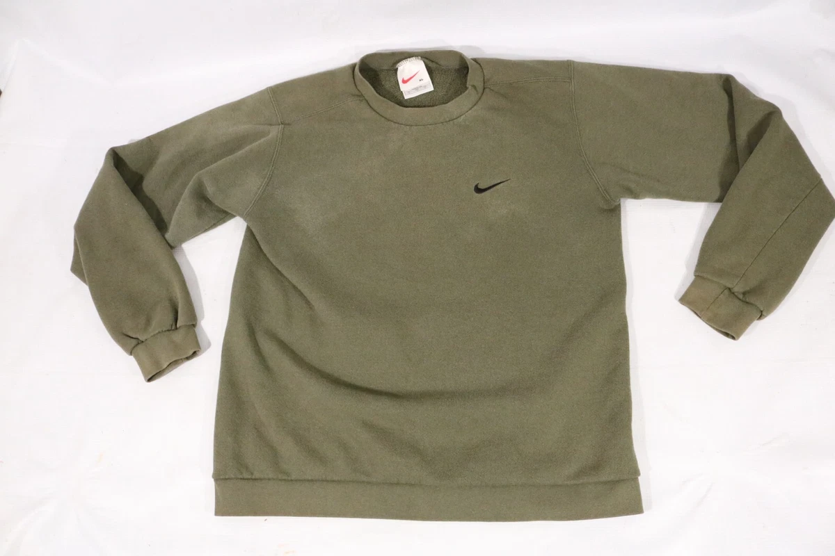 green nike vintage crewneck