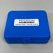 HYDRION Micro Essential pH and Sanitizer Test Papers Jumbo Roll Blue Case (New)