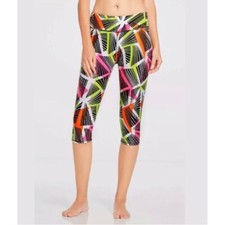 Fabletics Salar Tribal Geo Print Crop Capri Legging Pants Size XS/4