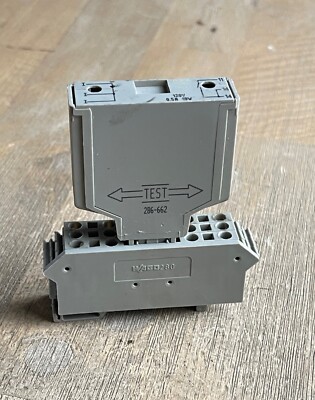 WAGO 280 TERMINAL BLOCK 286-662 DC CURRENT FLOW MONITORING MODULE