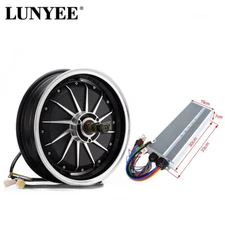 13Inch Electric 4000W Disc Brake DC DIY Electric Motorcycle Hub Motor controller