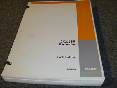 Case CX225SR Excavator Parts Catalog Manual 7-8970NA xz | eBay