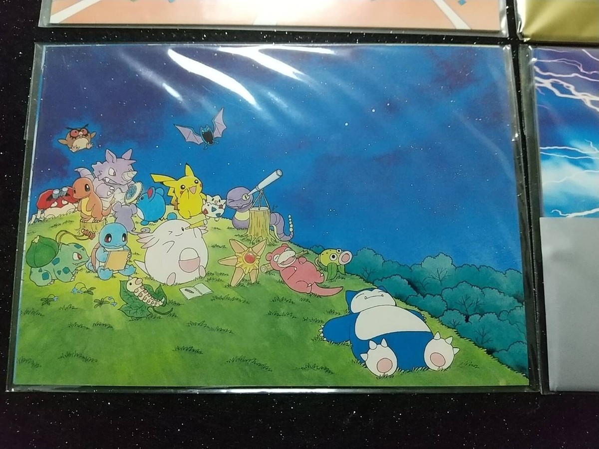 Sealed Pokemon Art Postcard Set Japanese 1998 - 1999 Rare | eBay