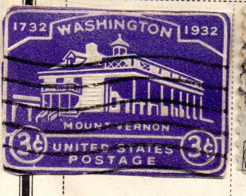 USA 1932, Washington - Mount Vernon 1732-1932, 3 cents, accept offers