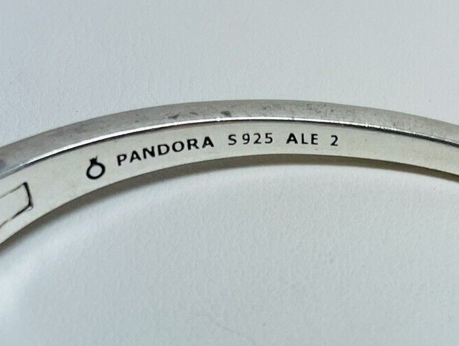 Pandora Sterling 925 Silver Entwined Crossover Bangle Bracelet 590533CZ 7 in | eBay Pandora Sterling 925 Silver Entwined Crossover Bangle Bracelet 590533CZ 7 in | eBay
