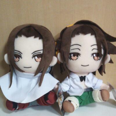 Shaman King Yoh Asakura Hao Deformed Plush Doll 2 Types Mascot 16cm 6.2in Japan