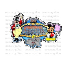 Disney Fantasyland Title yrr Premade Scrapbook Paper Piece Die Cut