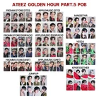 ATEEZ 14th Mini Album Golden Hour Part.5 AppleMusic Makestar Yes24 POB Photocard