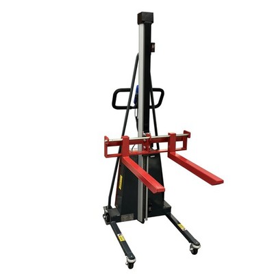 Powered Adjustable Fork Lift Trucks, 330lb, 59-1/2'' Lift Height