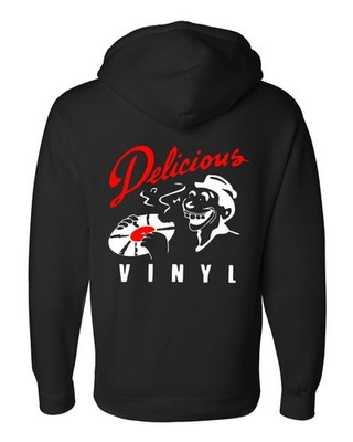 Delicious Vinyl Hoodie - 1990s Los Angeles hip hop indie label, Pharcyde, Jazzy