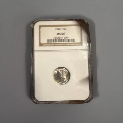 1944 10C Mercury Dime NGC MS 66 White Excellent Example 🦅🔥🔥🦅
