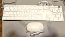 Apple A121 Wired Keyboard  Mouse Combo   Perfect condition   Genuine OEM